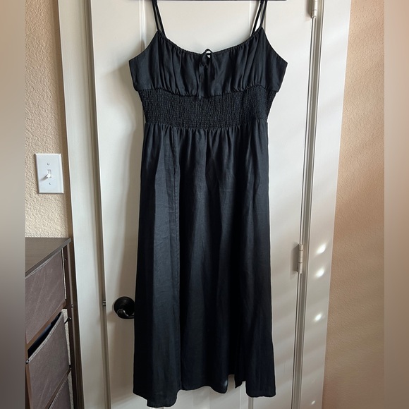 Aritzia Wilfred Midi Linen Dress - Picture 3 of 7